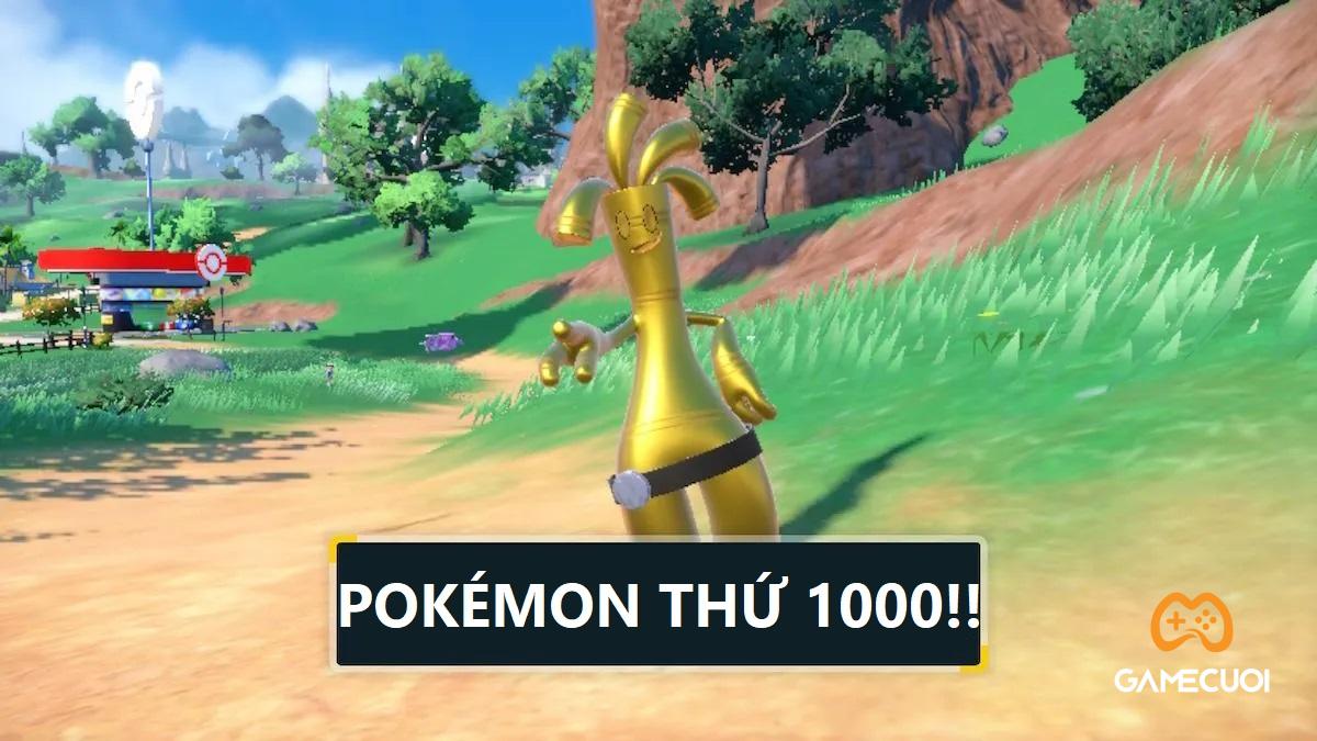 Pokémon chính thức chào đón sinh vật thứ 1000, được tạo thành từ 1000 đồng xu