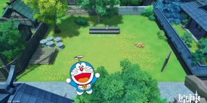 Bồi hồi với mảnh sân tuổi thơ của Doraemon được tái hiện trong Genshin Impact