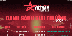 VVRS2: Hé lộ tấm vé tham gia VCT 2023: Vietnam Challengers Split 2