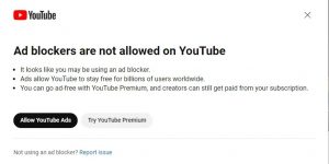 YouTube thử nghiệm không cho xem video nếu bật trình chặn quảng cáo