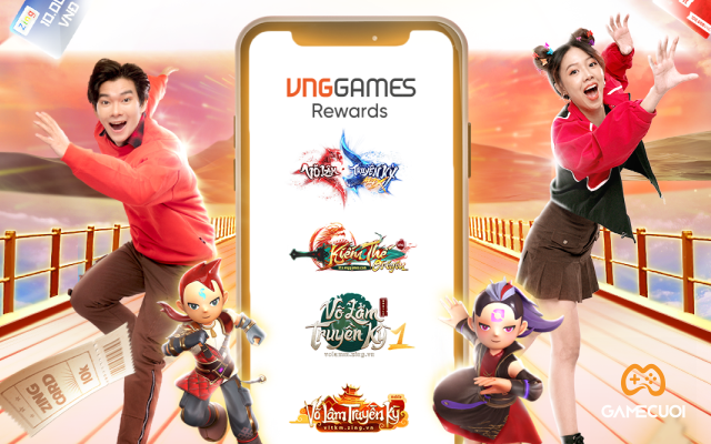 VNGGames Rewards chính thức ra mắt game thủ hôm nay 29/8