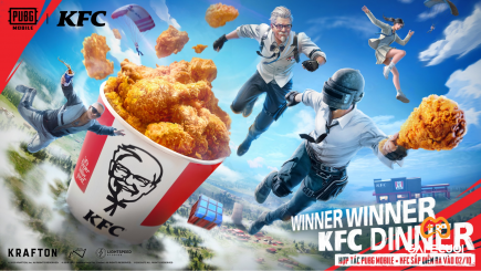 PUBG Mobile kết hợp KFC mang đến trải nghiệm chiến đấu hào hứng, giòn giã niềm vui, đậm vị chiến thắng