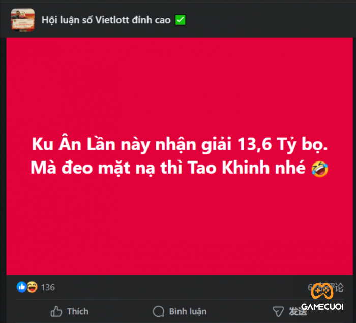 Hoi luan so Vietlott dinh cao ✅ Facebook Game Cuối