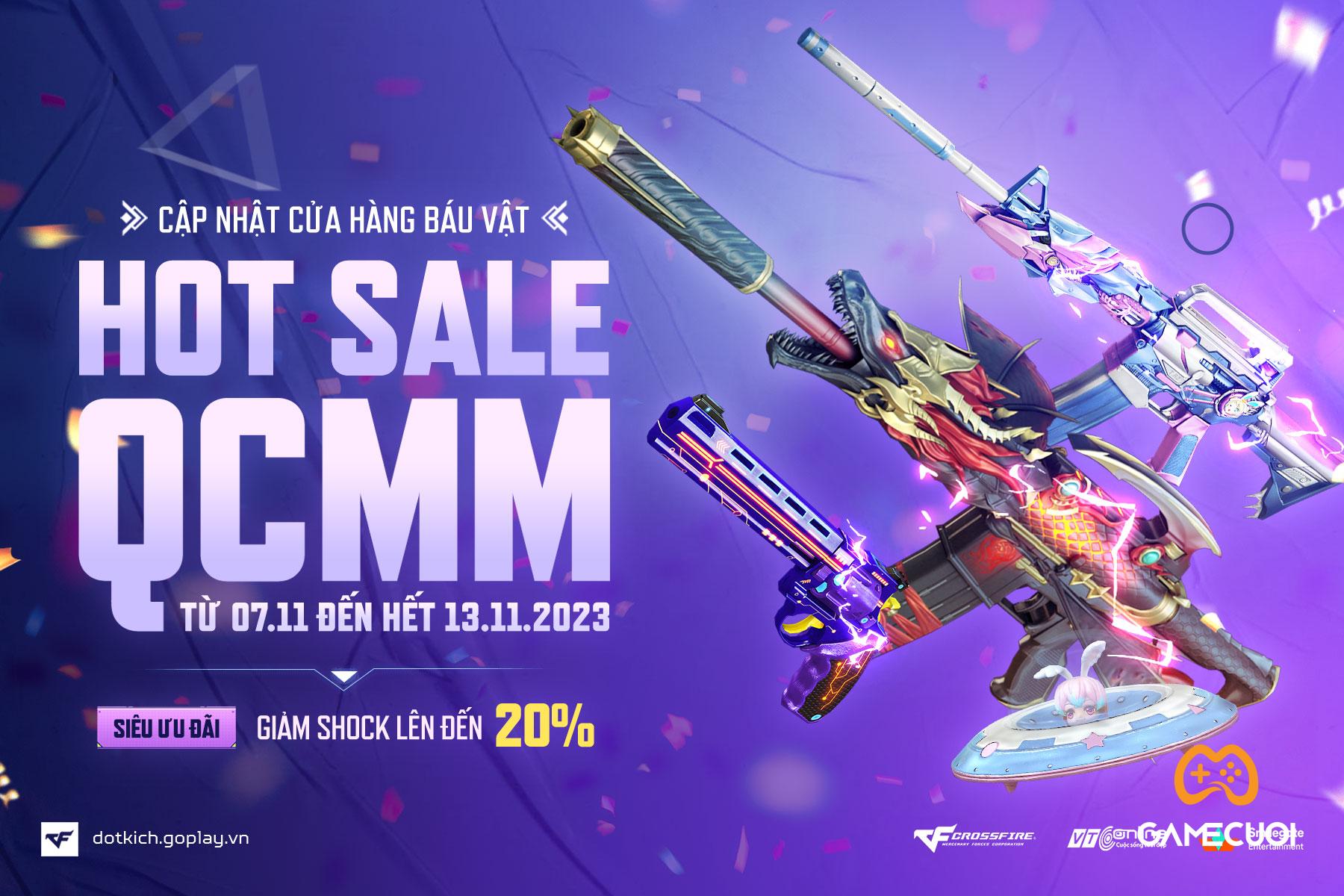 Khởi động mùa Black Friday 2023 với sale QCMM của Đột Kích