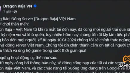 Dragon Raja Việt Nam đóng cửa, đền bù và chuyển tài khoản về phiên bản SEA