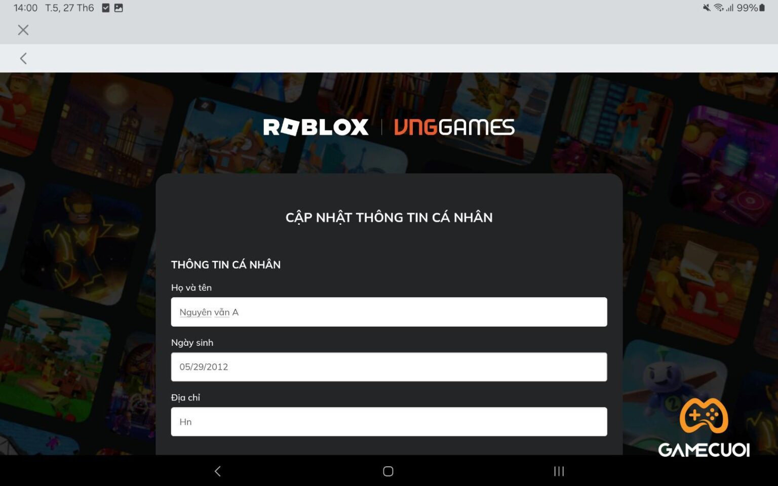 Roblox-VNG Ra Mắt Link Tải Cho Android, Cách Nạp Premium Cho Roblox ...