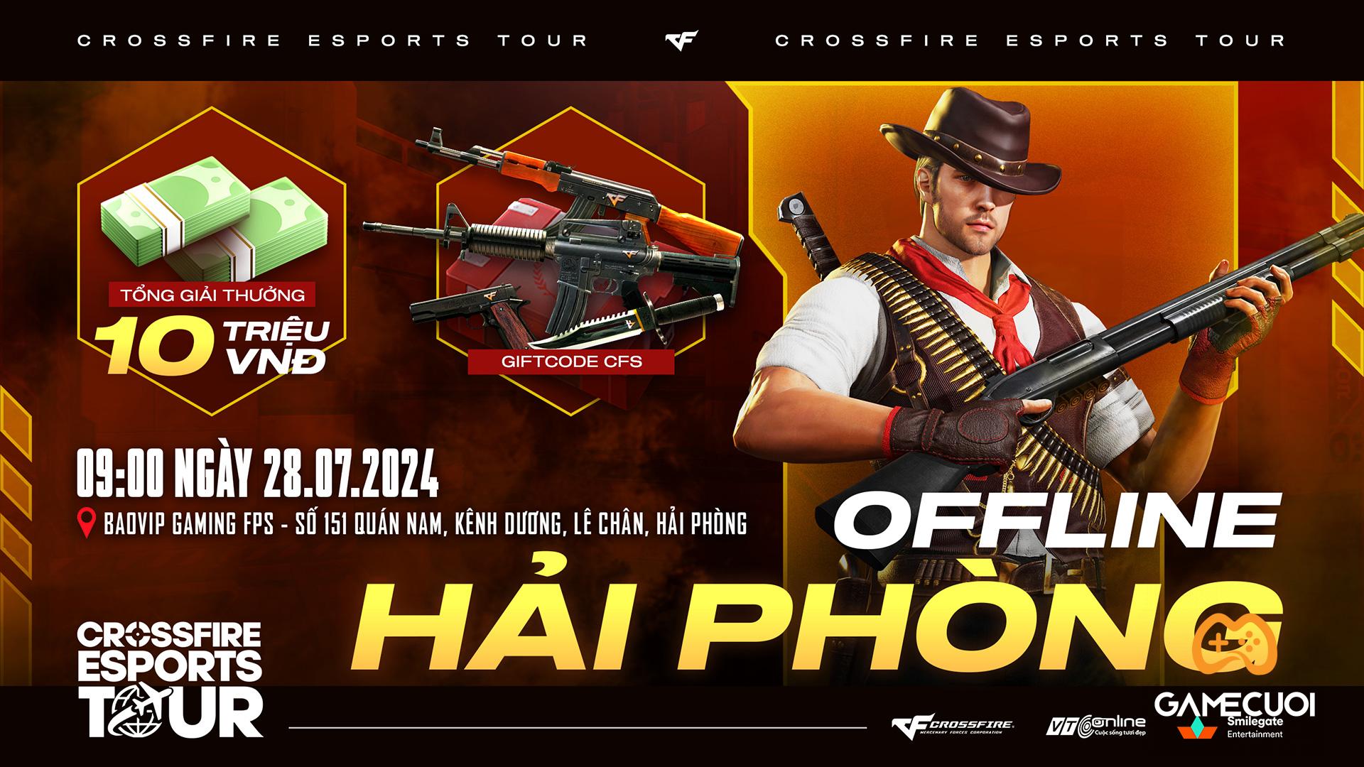 Hải Phòng – Lần đầu trong tầm ngắm Crossfire eSports Tour 2024