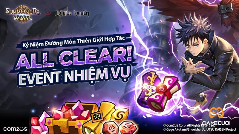 Summoners War tổ chức Event Đường Mòn Thiên Giới để kỷ niệm sự hợp tác với Jujutsu Kaisen