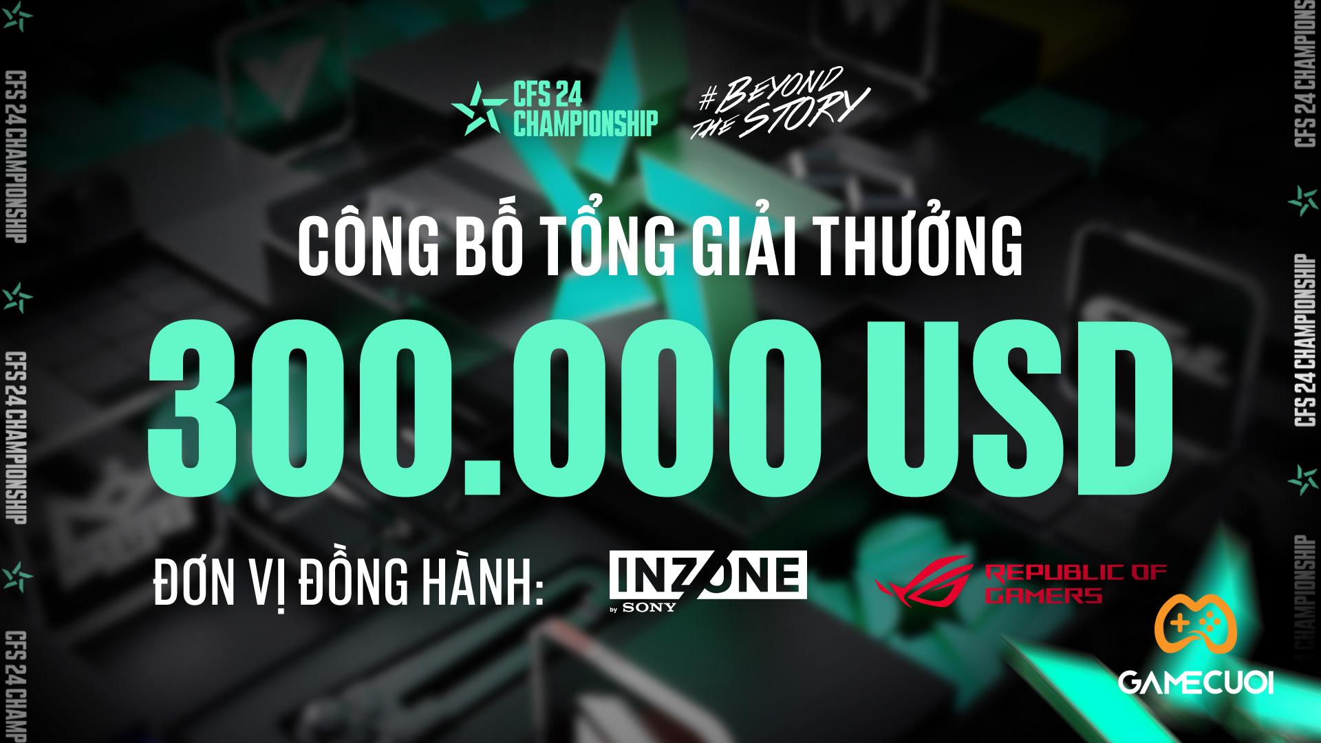 CFS Summer Championship 2024 công bố nhà tài trợ Sony Inzone và Republic of Gamers cùng 7 tỉ đồng tiền thưởng