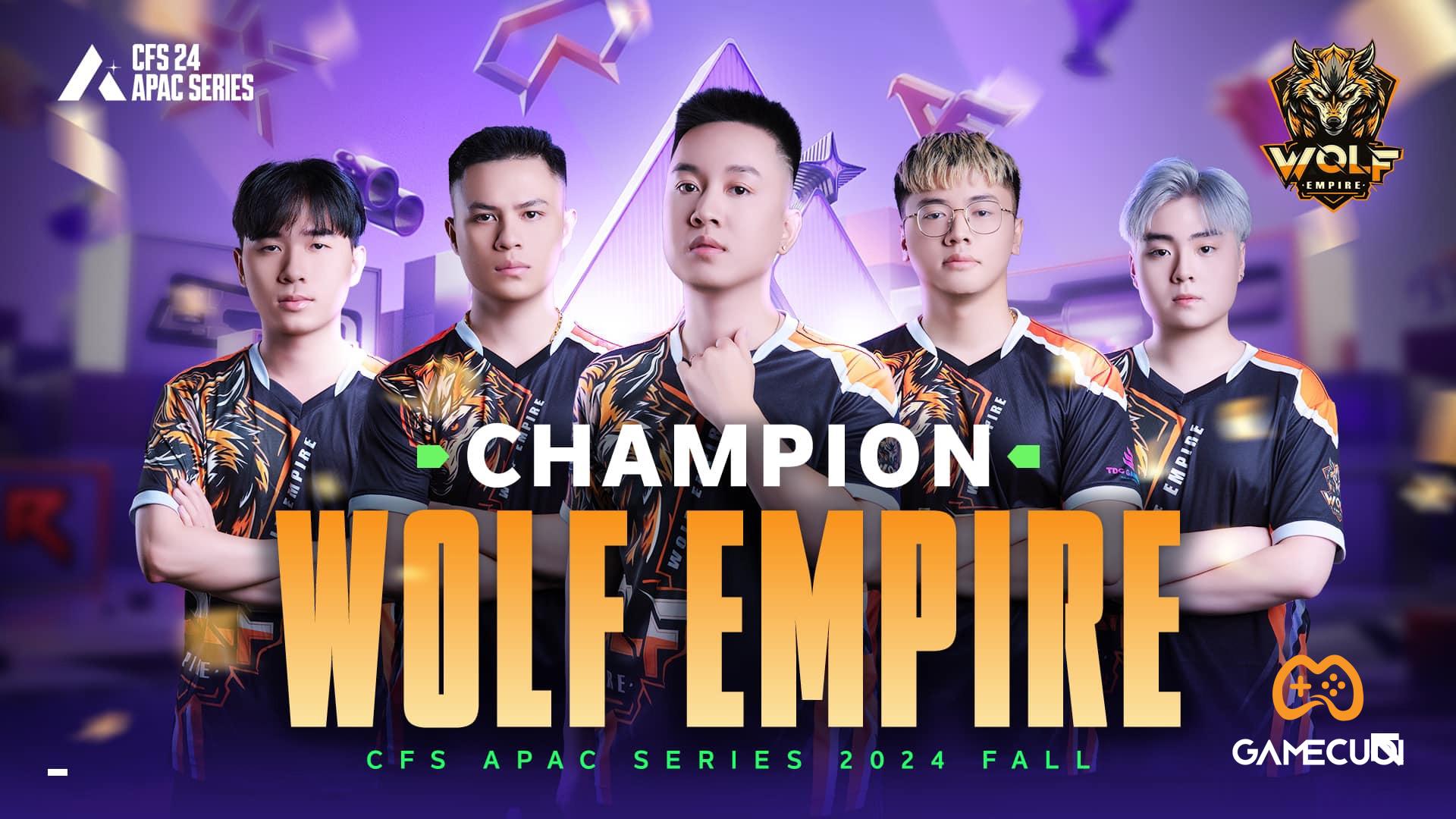 CFS APAC Series Mùa Thu 2024 – Wolf Empire lập kỷ lục chưa từng có