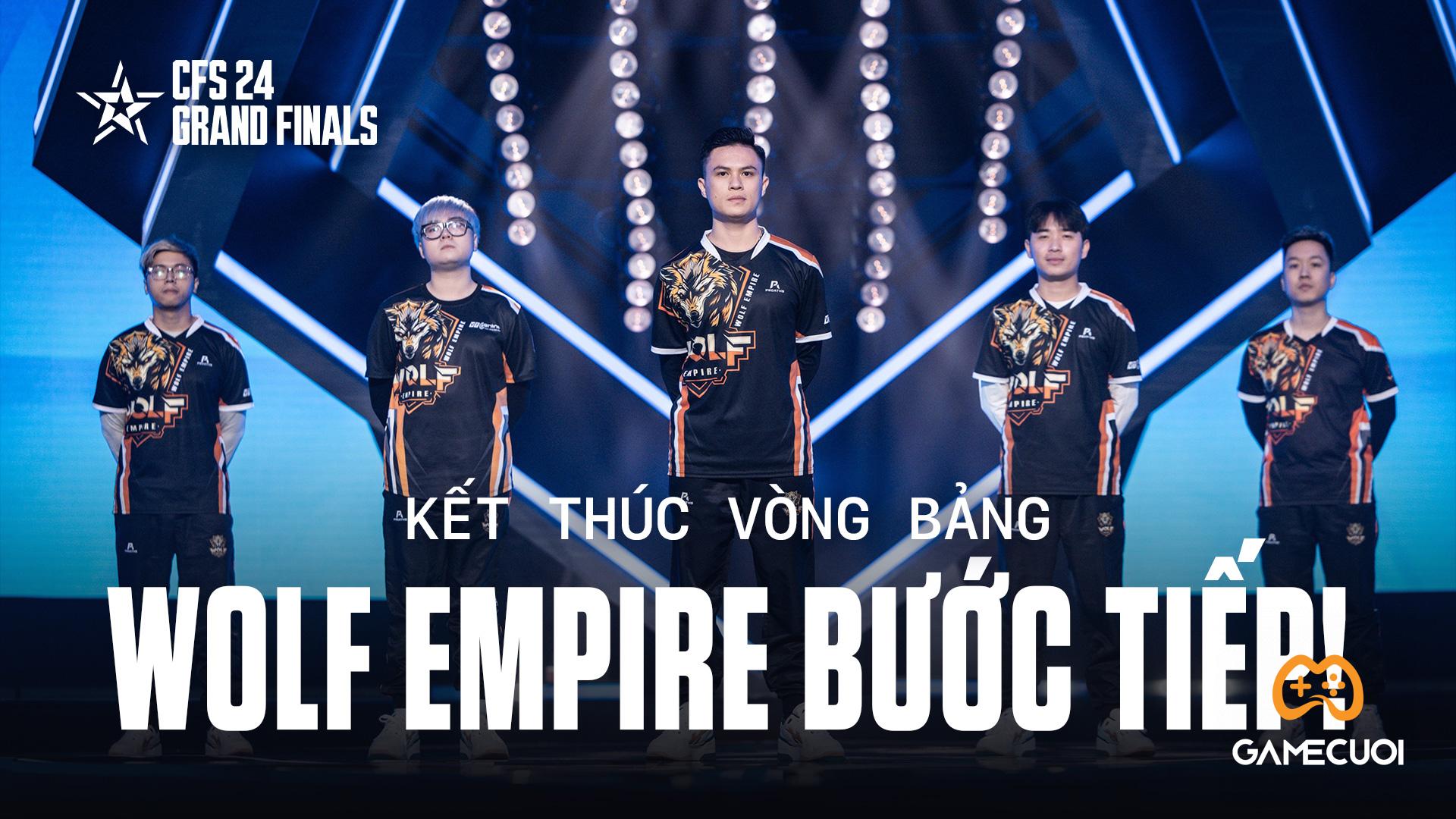 CFS 2024 Grand Finals kết thúc vòng bản – WOLF EMPIRE đơn độc bược tiếp