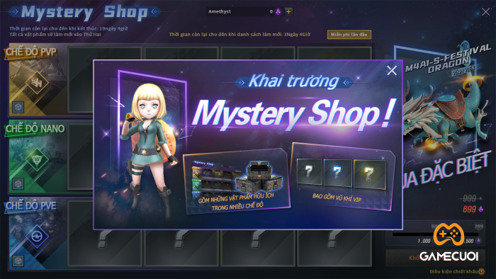 crossfire mystery shop 1 Game Cuối