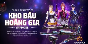 Nghênh đó người đẹp Claire với Kho Báu Hoàng Gia Sapphire Galaxy của Đột Kích