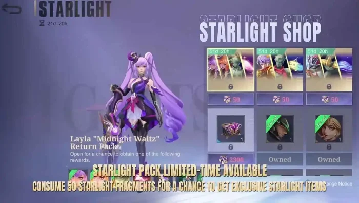 Cici March 2025 Starlight Shop Image via MOONTON Games Game Cuối