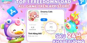 Dreamy Cafe chiếm lĩnh top đầu App Store ngay trong ngày ra mắt