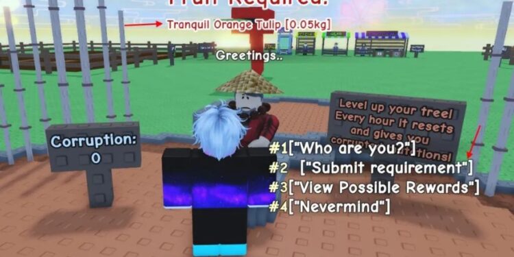 Roblox: Cách kiếm điểm Corruption trong Grow a Garden