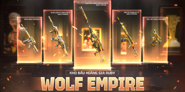 Đột Kích chốt tháng 7 với Kho Báu Hoàng Gia Ruby Wolf Empire đầy bản lĩnh