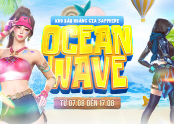 Tận hưởng mùa hè với Kho Báu Hoàng Gia Sapphire Ocean Wave của Đột Kích