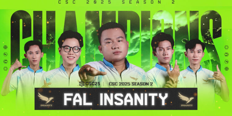 Hành trình vô địch đầy ngoạn mục của FAL Insanity tại CSC 2025 Mùa 2