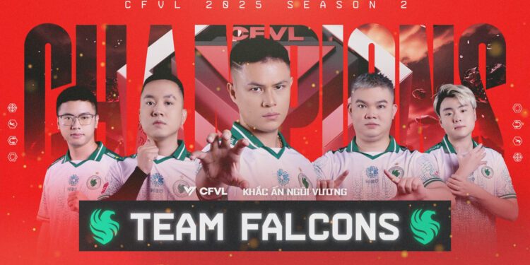 Quán quân CFVL 2025 Mùa 2 gọi tên Team Falcons