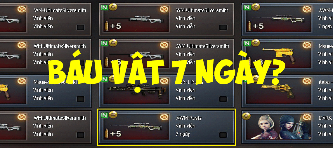 Nực cười với “Báu vật 7 ngày” của Đột Kích