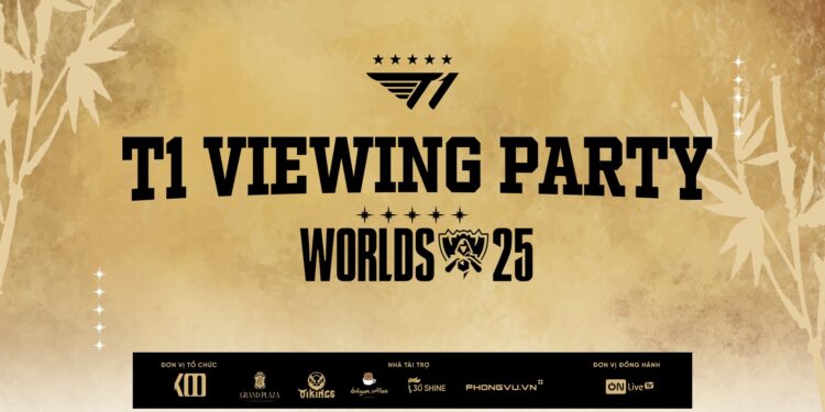 Hà Nội – Sự kiện Viewing Party Tứ kết T1 vs Anyone Legends sẽ diễn ra vào 31/10