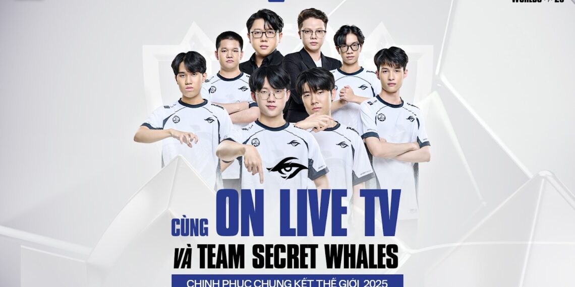 ON Live TV hợp tác với  Team Secret Whales chinh phục Chung kết Thế giới 