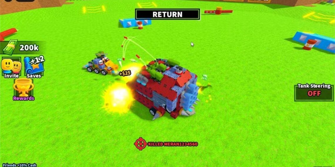 Roblox: Code Car Battles tặng 10 Ruby, 5 Ballons