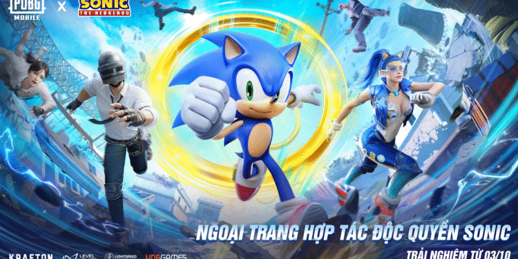 PUBG Mobile hợp tác với  “Nhím Sonic” – Ra mắt từ hôm nay 03/10