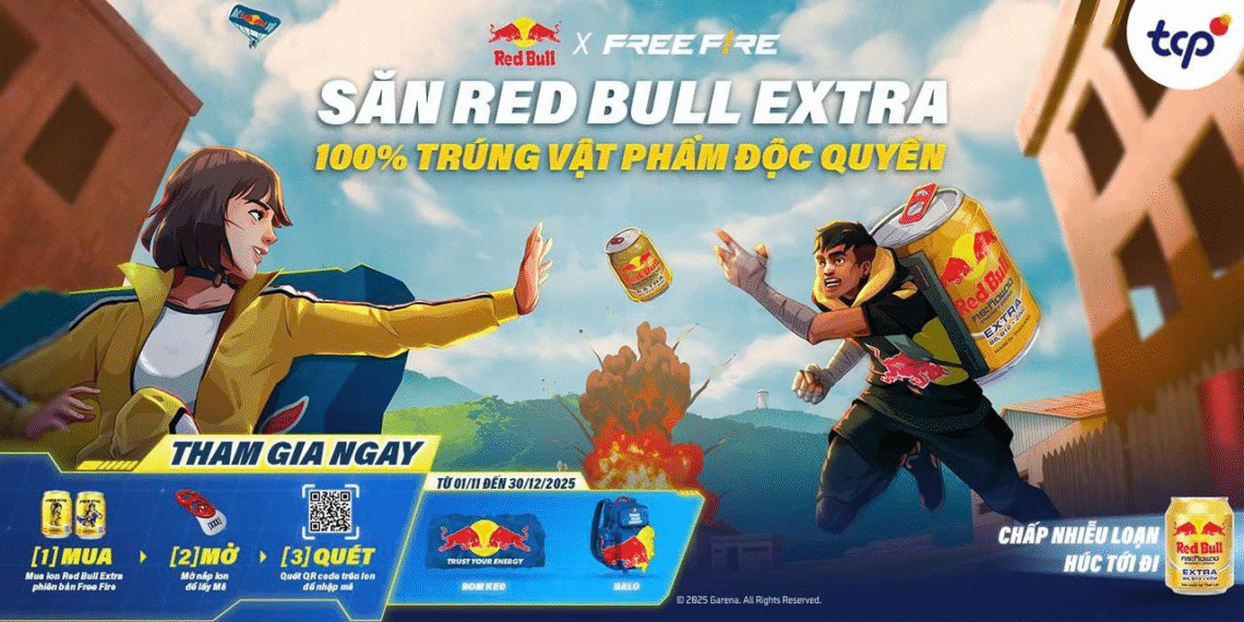 Free Fire x Red Bull: “Tập trung cao độ, Húc tới đi” dành cho người chơi khắp Đông Nam Á