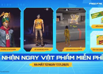 Free Fire  hợp tác cùng Digimon Adventure