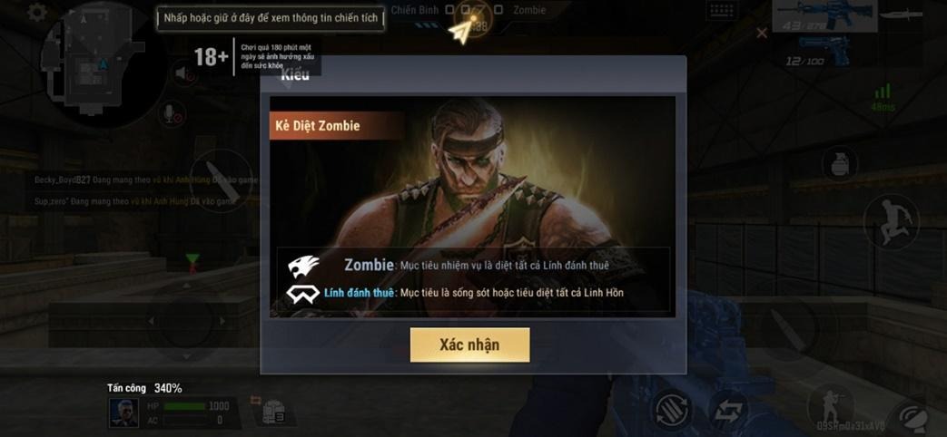 Zombie mode – Niềm tự hào độc đáo của Crossfire: Legends