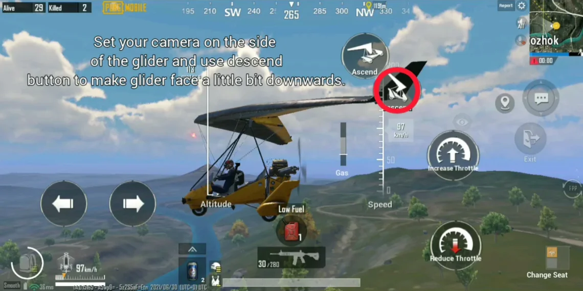 PUBG mobile: Cẩm nang làm chủ “tàu lượn” Motor Glider