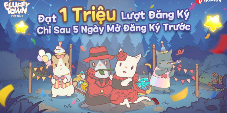Cats & Soup: Fluffy Town đạt 1 triệu đăng ký chỉ sau 5 ngày