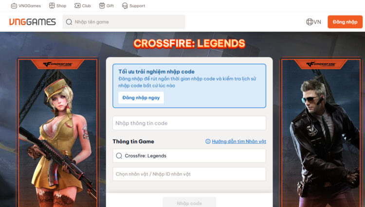 Crossfire Legends: code chung và cách nhập code ngày ra mắt 16/12 ...