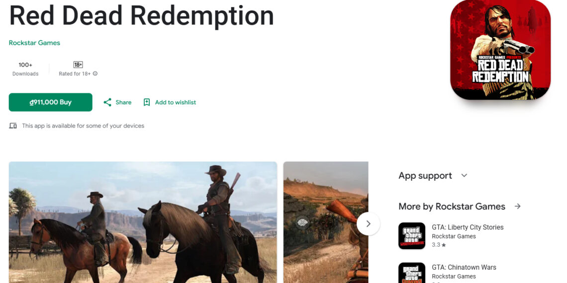 Red Dead Redemption ra mắt bản dành cho mobile giá lên tới 911.000 VND