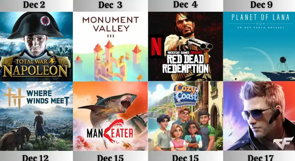 Top 10 Game Mobile được mong chờ nhất tháng 12/2025