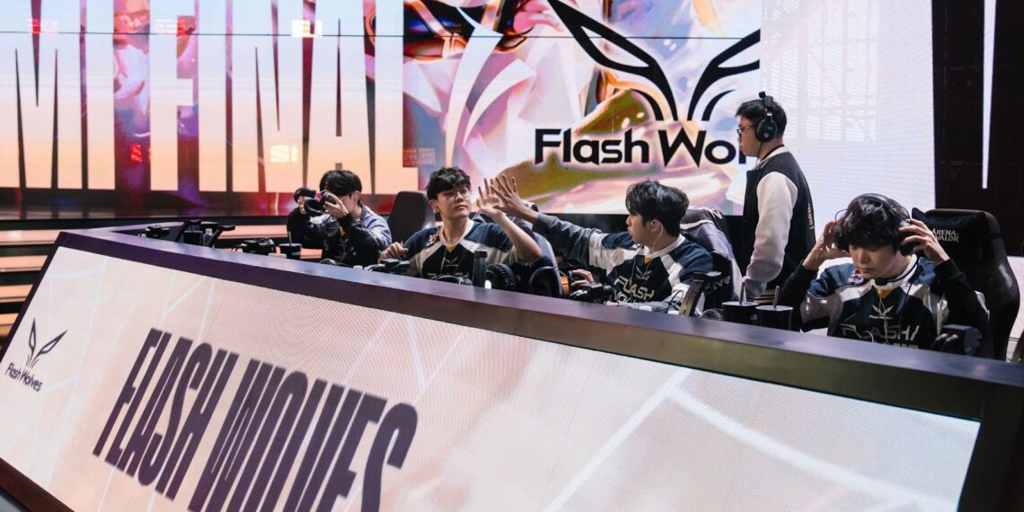AIC 2025 – Bán kết 2: Flash Wolves giành vé đi tiếp sau trận thắng 4-3 trước PSG Esports