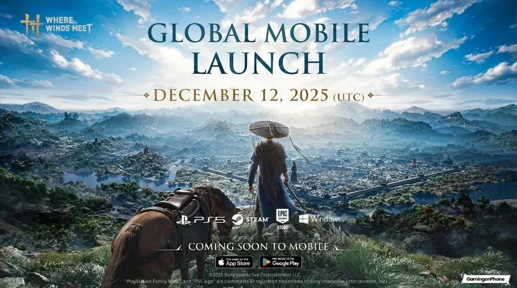 Where Winds Meet bản mobile sẽ ra mắt vào 12/12