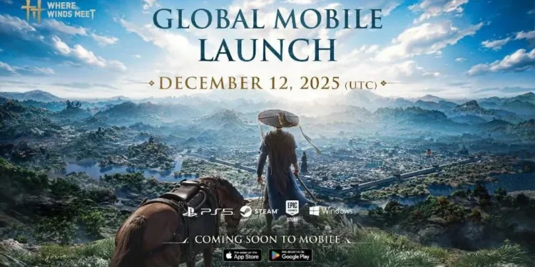 Where Winds Meet bản mobile sẽ ra mắt vào 12/12