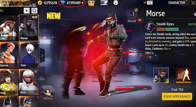Free Fire ra mắt nhân vật Morse một hacker có kỹ năng Tàng Hình