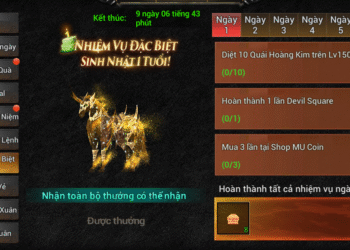 MU Lục Địa VNG: Cộng đồng đón nhận ngàn quà tặng mừng sinh nhật 1 tuổi