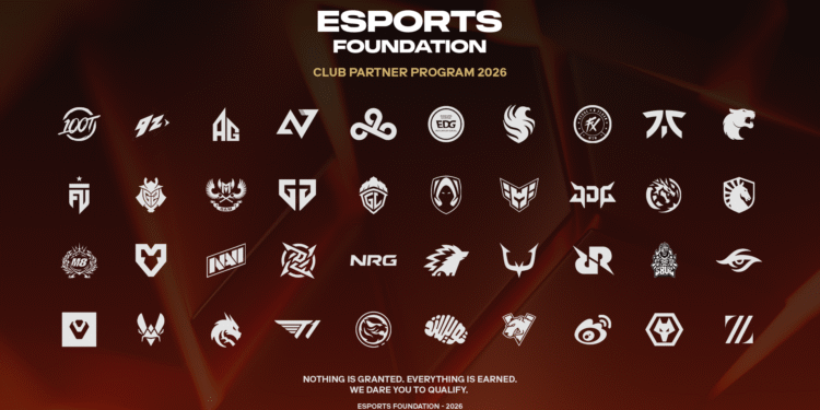 [EWC 2026] 40 đội tuyển esports “top thế giới” trở thành đối tác của Esports Foundation