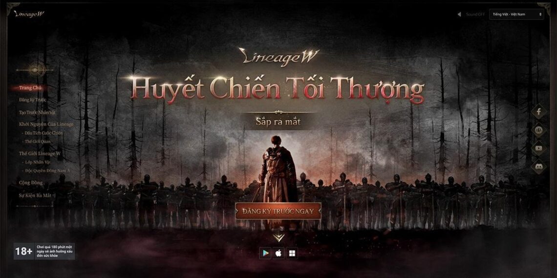 Lineage W chính thức mở đăng ký trước – khởi đầu cuộc đua sức mạnh của game thủ