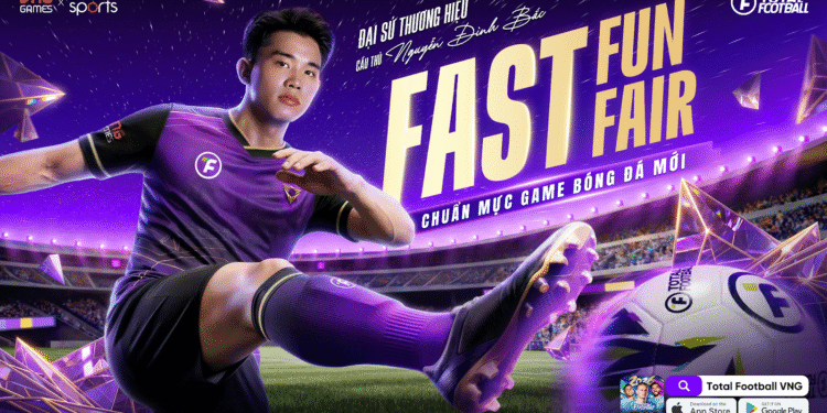 Total Football VNG chính thức phát hành ngày 22/04 – Đình Bắc là đại sứ thương hiệu