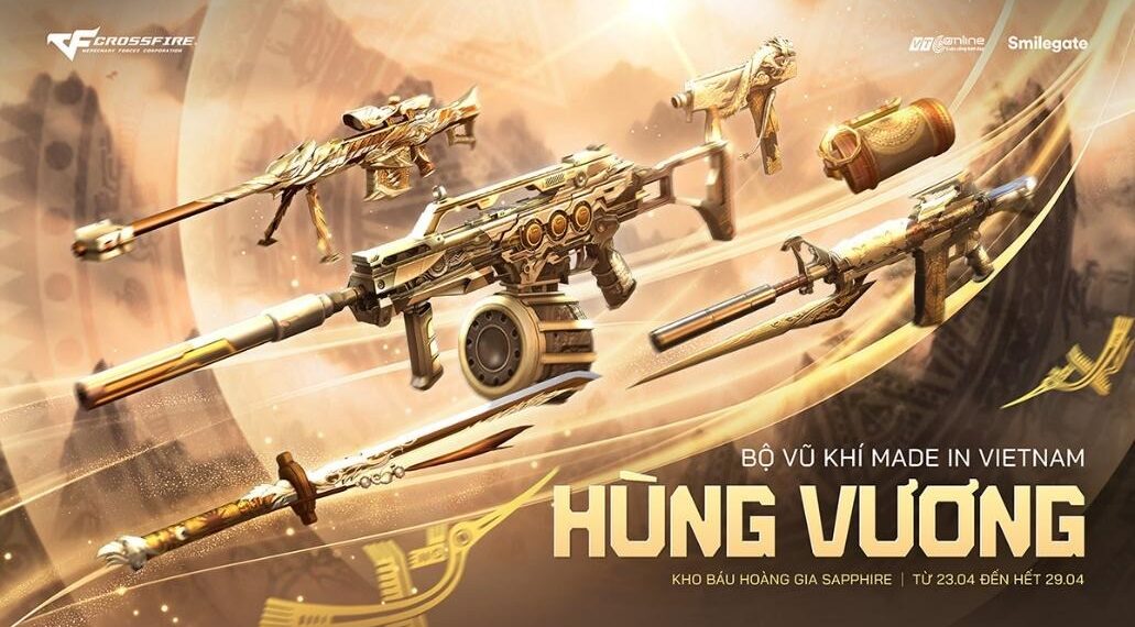 Game thủ Crossfire mừng giỗ tổ với Kho Báu Hoàng Gia Sapphire Hùng Vương