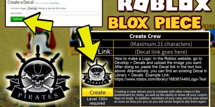 Roblox: Hướng dẫn chi tiết cách tạo băng hải tặc trong Blox Fruits