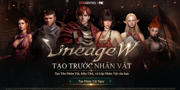 Hãy nhanh chân giành một chỗ trong server Lineage W qua chức năng tạo trước nhân vật