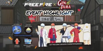 Free Fire x Gintama: Tiệm Vạn Năng – Yorozuya sẽ xuất hiện trên tất cả các bản đồ Sinh Tồn