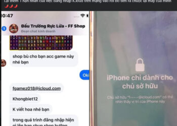 Bị khóa iPhone vì đăng nhập vào acc game “trên mạng”